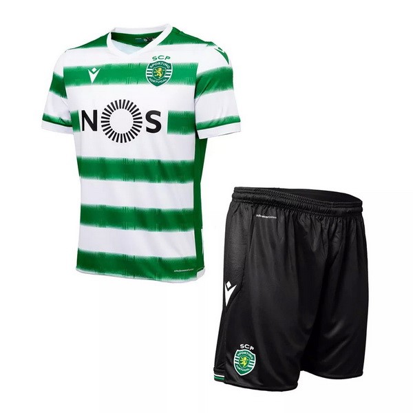 Trikot Lisboa Heim Kinder 2020-21 Grün Fussballtrikots Günstig